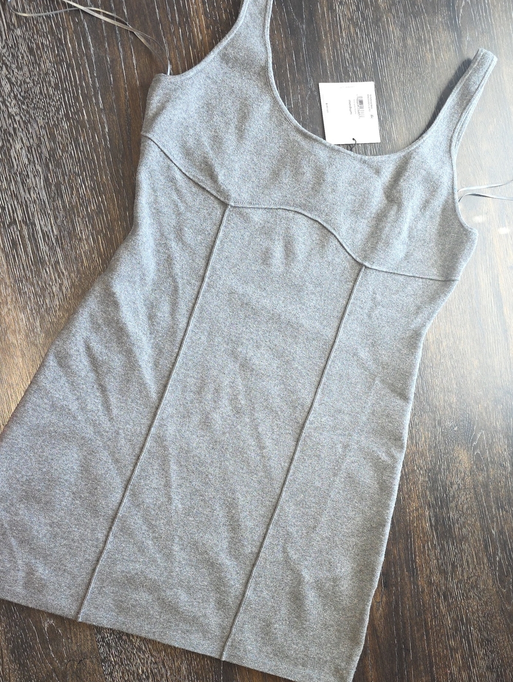 Calvin Klein Heather Gray Tank Mini Dress